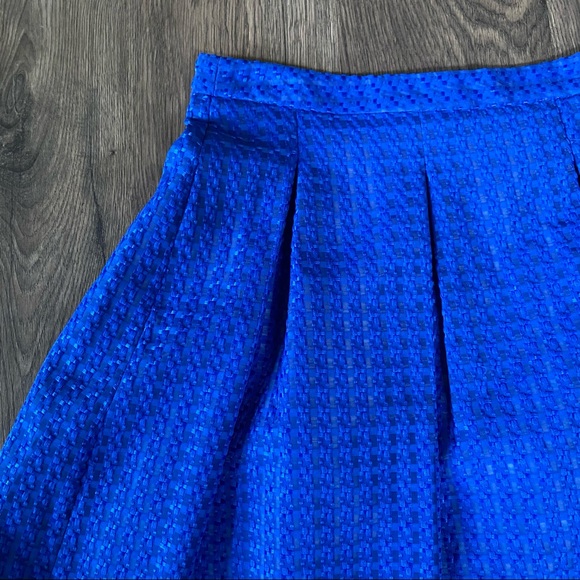 NWT Mario Serrani blue pleated skirt - Picture 2 of 5